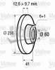Превью - 186187 VALEO Тормозной диск (фото 3)