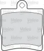 Превью - 598444 VALEO Комплект тормозных колодок, дисковый тормоз (фото 3)