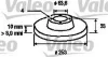 Превью - 186425 VALEO Тормозной диск (фото 3)