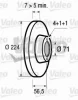 Превью - 186135 VALEO Тормозной диск (фото 5)