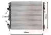 Превью - 43002270 VAN WEZEL Радиатор, охлаждение двигателя (фото 2)
