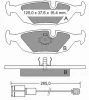 833110 VEMA Тормозные колодки