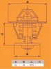 Превью - TH6267.78J VERNET-CALORSTAT Термостат, охлаждающая жидкость (фото 2)