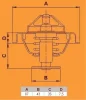 Превью - TH1435.83J VERNET-CALORSTAT Термостат, охлаждающая жидкость (фото 2)