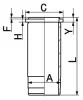 89532110 KOLBENSCHMIDT Гильза цилиндра