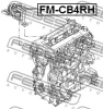 Превью - FM-CB4RH FEBEST Подвеска, двигатель (фото 2)