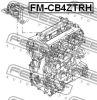 Превью - FM-CB4ZTRH FEBEST Подвеска, двигатель (фото 2)