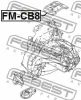 Превью - FM-CB8 FEBEST Подвеска, двигатель (фото 2)