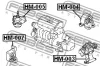 Превью - HM-004 FEBEST Подвеска, двигатель (фото 2)