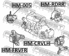 Превью - HM-FRVFR FEBEST Подвеска, двигатель (фото 2)