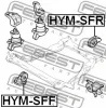 Превью - HYM-SFR FEBEST Подвеска, двигатель (фото 2)
