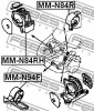 Превью - MM-N84R FEBEST Подвеска, двигатель (фото 2)