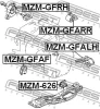 Превью - MZM-GFAF FEBEST Подвеска, двигатель (фото 2)