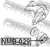 Превью - NMB-029 FEBEST Подвеска, двигатель (фото 2)