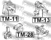 Превью - TM-13 FEBEST Подвеска, двигатель (фото 2)