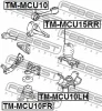 Превью - TM-MCU10FR FEBEST Подвеска, двигатель (фото 2)