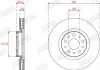 563274JC-1 JURID Тормозной диск