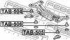 Превью - TAB-505 FEBEST Подвеска, вспомогательная рама / агрегатная опора (фото 2)