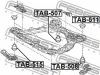 Превью - TAB-515 FEBEST Подвеска, вспомогательная рама / агрегатная опора (фото 2)