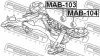 Превью - MAB-104 FEBEST Опора, дифференциал (фото 2)