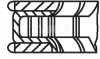 001 06 N1 KNECHT/MAHLE Комплект поршневых колец