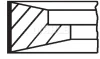 Превью - 001 RS 00110 0N0 KNECHT/MAHLE Комплект поршневых колец (фото 3)