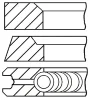 08-106807-00 GOETZE Комплект поршневых колец