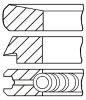 08-107007-00 GOETZE Комплект поршневых колец