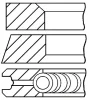 08-109507-00 GOETZE Комплект поршневых колец