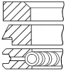 08-132907-00 GOETZE Комплект поршневых колец