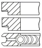 08-136200-00 GOETZE Комплект поршневых колец