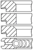 08-251000-00 GOETZE Комплект поршневых колец