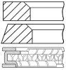 08-306811-00 GOETZE Комплект поршневых колец