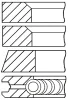 08-399500-10 GOETZE Комплект поршневых колец