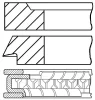 08-963300-00 GOETZE Комплект поршневых колец