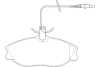 Превью - WBP21674A WAGNER Комплект тормозных колодок, дисковый тормоз (фото 2)