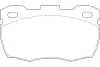 Превью - WBP21519A WAGNER Комплект тормозных колодок, дисковый тормоз (фото 2)