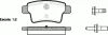 Превью - P13413.00 WOKING Комплект тормозных колодок, дисковый тормоз (фото 2)