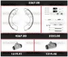 Превью - 3367.00 WOKING Комплект тормозов, барабанный тормозной механизм (фото 3)