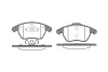 Превью - P11303.10 WOKING Комплект тормозных колодок, дисковый тормоз (фото 2)