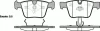 Превью - P13163.00 WOKING Комплект тормозных колодок, дисковый тормоз (фото 2)