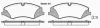 Превью - P15093.00 WOKING Комплект тормозных колодок, дисковый тормоз (фото 2)