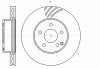 Превью - D61184.10 WOKING Тормозной диск (фото 2)