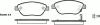 Превью - P9593.21 WOKING Комплект тормозных колодок, дисковый тормоз (фото 2)