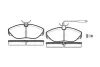 Превью - P5863.02 WOKING Комплект тормозных колодок, дисковый тормоз (фото 2)