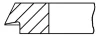 1.2mm 026 F14 GOETZE Поршневое кольцо