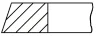 2.5mm 005 P F14 GOETZE Поршневое кольцо