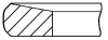 3.0mm 007 MO P KV1 GOETZE Поршневое кольцо