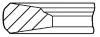 3.5mm 008IW CK KV1 GOETZE Поршневое кольцо