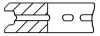 4.0mm 032 P GOE13 GOETZE Поршневое кольцо